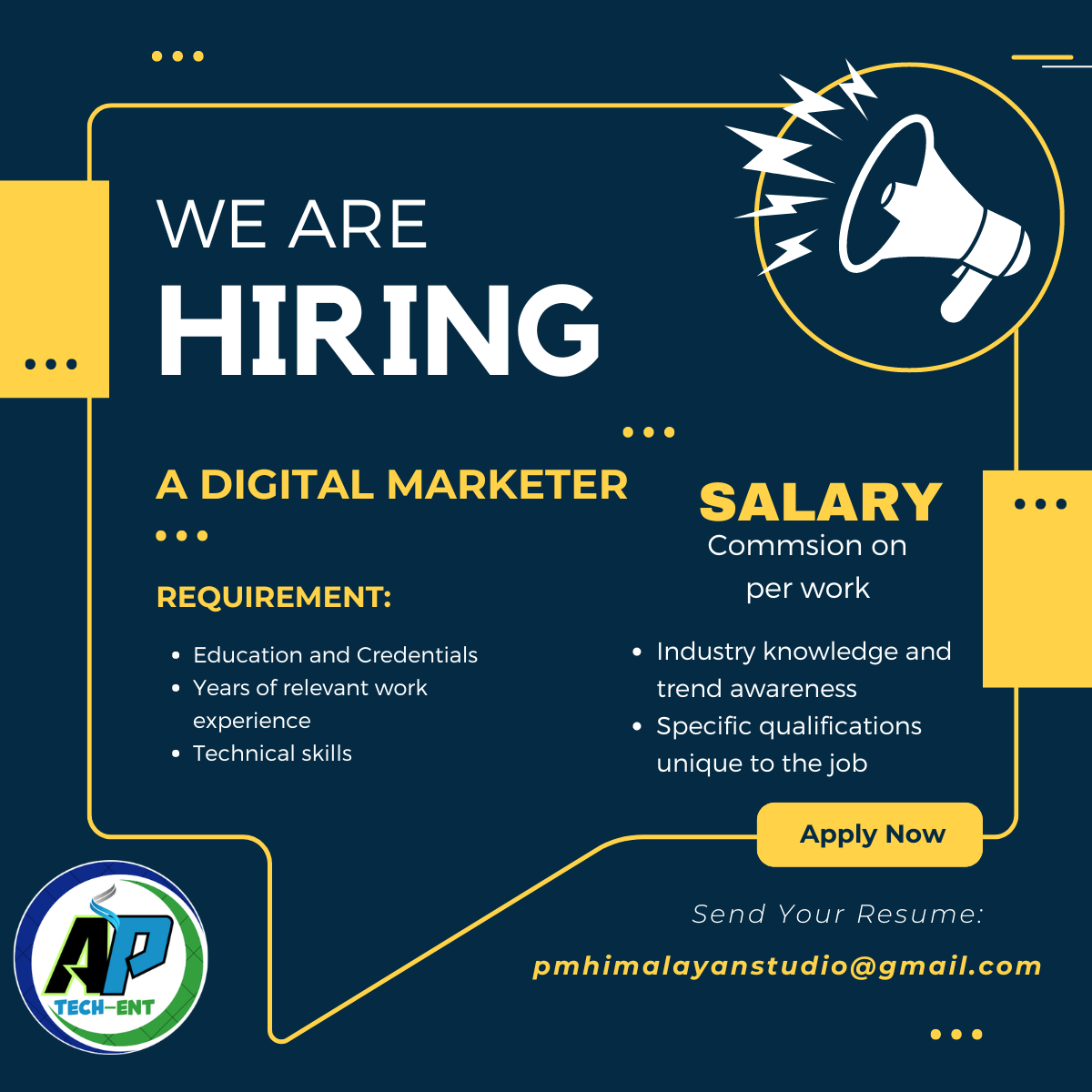 job banner